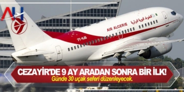Cezayir’de iç hat uçuşları yeniden başladı