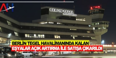 Berlin Tegel havalimanında kalan eşyalar açık artırma ile satışa çıkarıldı