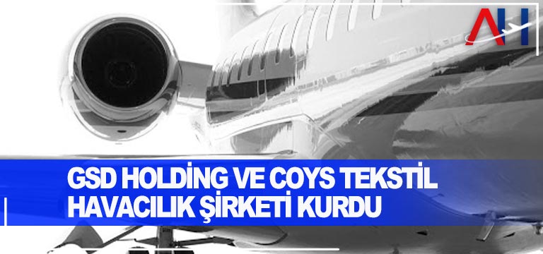 GSD Holding ve COYS Tekstil Havacılık Şirketi Kurdu