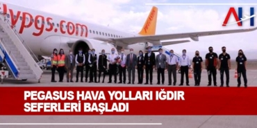 Pegasus hava yolları Iğdır seferleri başladı