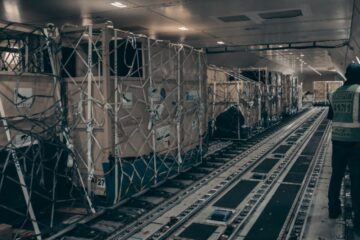 30 beyaz gergedan B747 ile Ruanda’ya taşındı 7 Haberler B747 Son Dakika Havacılık Haberleri | Türk Hava Yolları, Pegasus, Sunexpress, Corendon, Havacılık, Havayolları, Havalimanları, Havaalanları, THY, Hostes, Pilot, Uçak, Kabin memuru, SHGM, DHMİ Rhinos loaded into the hold South Africa © Martin Meyer African Parks 1000x667 1