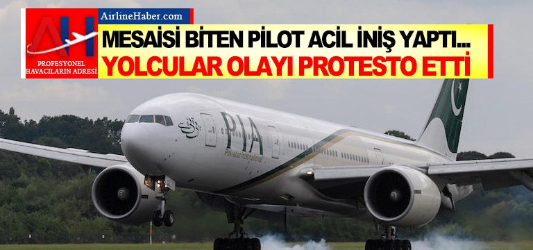 Mesaisi-biten-pilot-acil-iniş-yaptı...-Yolcular-olayı-protesto-etti