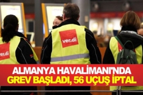 Almanya-havalimanı'nda-grev-başladı,-56-uçuş-iptal