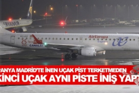İspanya-Madrid’te-inen-uçak-pisti-terketmeden-ikinci-uçak-aynı-piste-iniş-yaptı