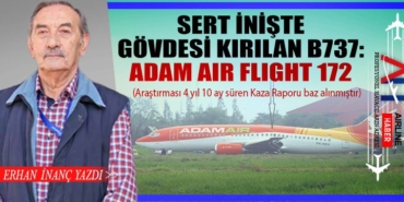 Sert inişte gövdesi kırılan B737 : Adam Air Flight 172 14 Köşe Yazıları Avrupa Sert inişte gövdesi kırılan B737 : Adam Air Flight 172