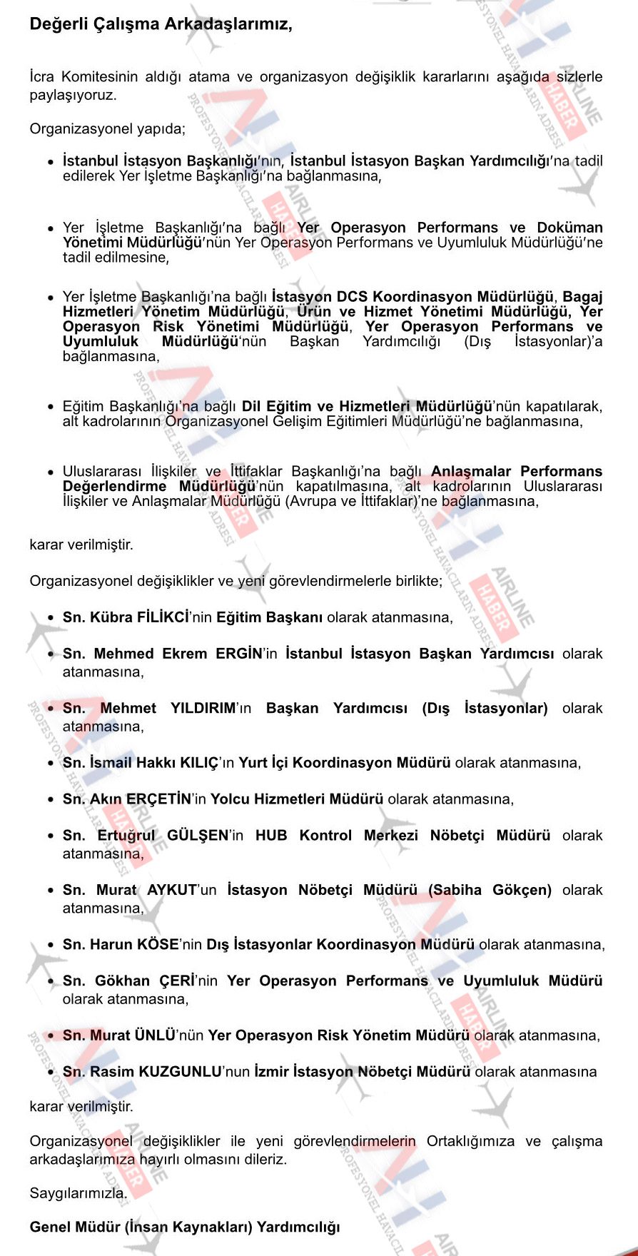 Son Dakika Havacılık Haberleri | Türk Hava Yolları, Pegasus, Sunexpress, Corendon, Havacılık, Havayolları, Havalimanları, Havaalanları, THY, Hostes, Pilot, Uçak, Kabin memuru, SHGM, DHMİ atama