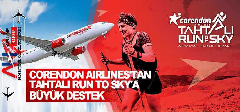Corendon Airlines’tan Tahtalı Run to Sky’a büyük destek