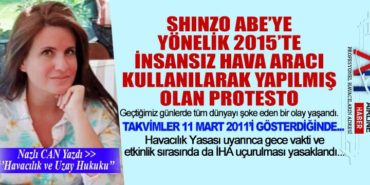 Shinzo Abe’ye Yönelik 2015’te İnsansız Hava Aracı Kullanılarak Yapılmış Olan Protesto 2 Köşe Yazıları Havacılık Shinzo Abe’ye Yönelik 2015’te İnsansız Hava Aracı Kullanılarak Yapılmış Olan Protesto