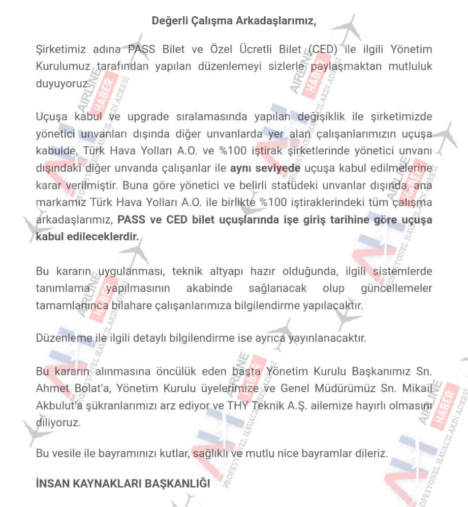 Son Dakika Havacılık Haberleri | Türk Hava Yolları, Pegasus, Sunexpress, Corendon, Havacılık, Havayolları, Havalimanları, Havaalanları, THY, Hostes, Pilot, Uçak, Kabin memuru, SHGM, DHMİ THY 1