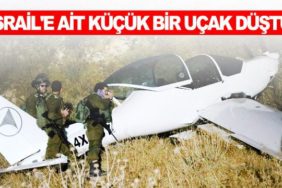 İsrail'e-ait-küçük-bir-uçak-düştü