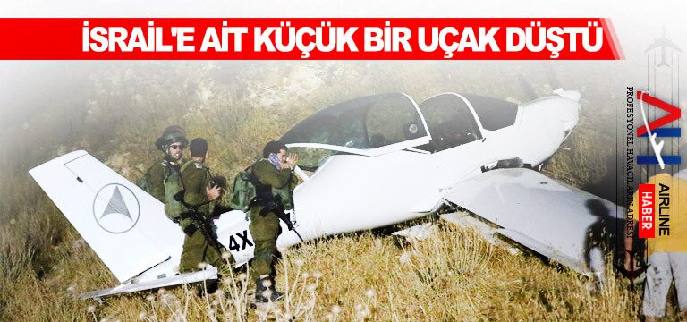 İsrail'e-ait-küçük-bir-uçak-düştü