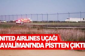 United-Airlines-uçağı-havalimanı'nda-pistten-çıktı