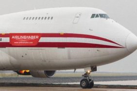 Aerostan-B747,-uçuş-sırasında-2-numaralı-motor