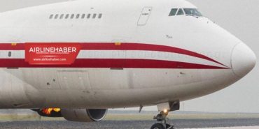 Aerostan B747, uçuş sırasında 2 numaralı motoru bir anda alev aldı