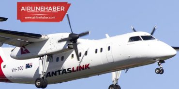 DH 8-200 inişte, radar altimetre arızası, her iki motorda sorunlar ve frenlerde yangın