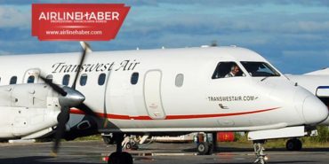 Transwest Air Saab34A tipi uçağın kokpitinde koku ve duman nedenilye divert etti