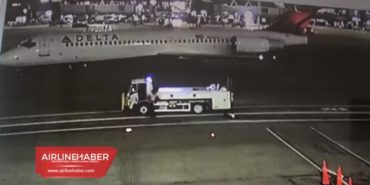 Apronda korkunç kaza! Hava yolu çalışanına kamyon çarptı