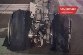  B737-(4-lastik)-patlaması