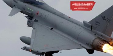Eurofighter Typhoon savaş uçağı denize çakıldı