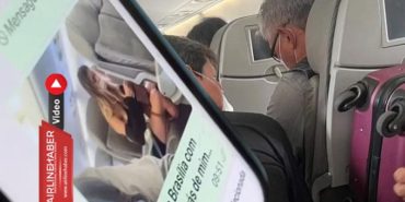 Genç kadına uçakta şok: Fotoğrafını çekip WhatsApp’tan paylaşmış