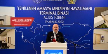 Amasya-Merzifon Havalimanı’na yeni terminal binası
