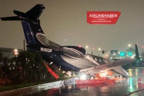 Özel-jet-Havaalanında-pistten-çıktıktan-sonra-düştü