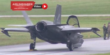 ABD F-35’i Japonya’da İniş Takımları Üzerine Çöktü