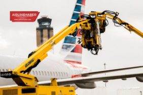 American-Airlines-uçağı-buz-çözücü-araca-çarptı