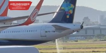 Azul uçağı kalkış için hazırlanırken yakıt sızıntısı oluştu