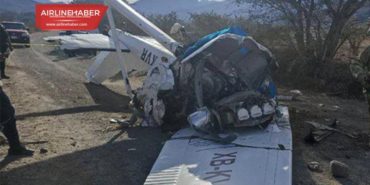 Cessna 182 Skylane tipi uçak ağaçlık alana düştü