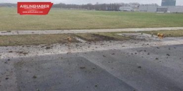 Delta Airlines A330, inişte ana tekerlekleri pistten önce yere değdi