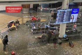 Havalimanı-sular-altında-kaldı-Dış-hatlar-terminali-tamamen-kapandı