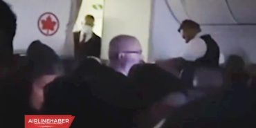 Kadınları taciz eden yolcu uçakta kaosa neden oldu