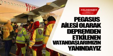 6.852 kişilik Pegasus Ailesi olarak depremden etkilenen vatandaşlar ve yardım ekipleri için çalışıyoruz.
