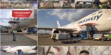 Silk Way 700 tonun üzerinde yardım malzemesi taşındı