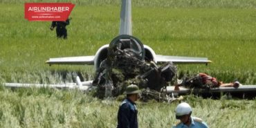 Su-22 savaş uçağı havaalanına acil iniş yapmaya çalışırken düştü