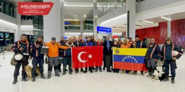 Venezuela arama kurtarma ekibi İstanbul Havalimanı’ndan ülkelerine uğurlandı