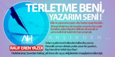 TERLETME BENİ, YAZARIM SENİ ! 10 Köşe Yazıları EKONOMİ TERLETME BENİ, YAZARIM SENİ !