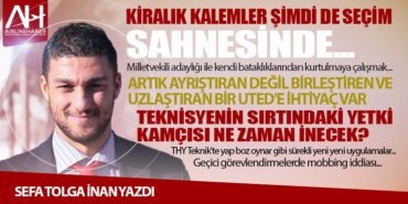 THY cefakâr personelini müşteri gibi görmemeli… Geçici görevlendirmelerde mobbing iddiası… Milletvekili adaylığı ile kendi bataklıklarından kurtulmaya çalışmak…