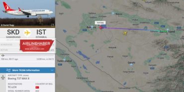 Toz fırtınası havalimanını vurdu. THY uçağı başka bir meydana yönlendirildi