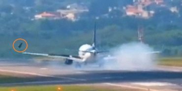 Bolivya Havayollarının B737 iniş sırasında sol kanat ucu Winglet’i koptu