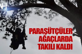 Paraşütçüler-ağaçlarda-takılı-kaldı