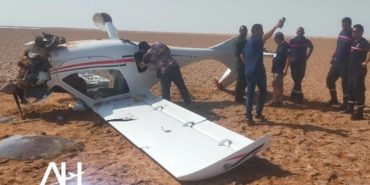 İki küçük uçak çölde düştü: 2 ölü, 2 yaralı