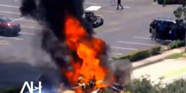 Piper PA-25-235 Yolu Çakıldı. Alevler İçinde Kalan Uçağın Pilotu Öldü