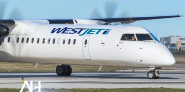 Dash 8-400 tipi uçakta 8200 fitte motor yangını çıktı