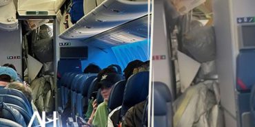 Kalkış sırasında uçak içinde acil durum slide açıldı. Havayolu çalışanı yaralandı