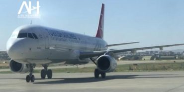 THY uçağına iniş sırasında kuş çarptı