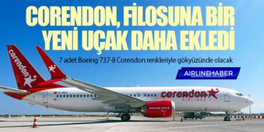 Corendon, filosuna bir yeni uçak daha ekledi 12 Haberler TUSAŞ Corendon, filosuna bir yeni uçak daha ekledi