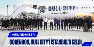 Corendon Airlines, Hull City’i İstanbul’a geldi