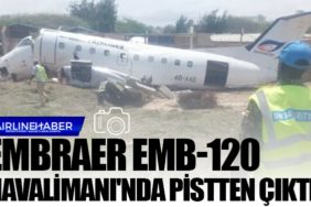 Embraer EMB-120 Havalimanı'nda pistten çıktı